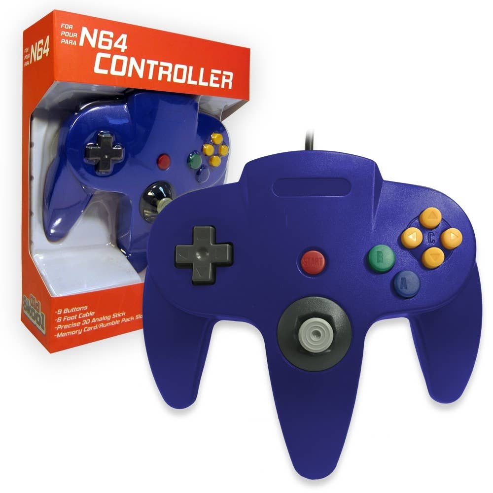 Nintendo 64 Controller Blue