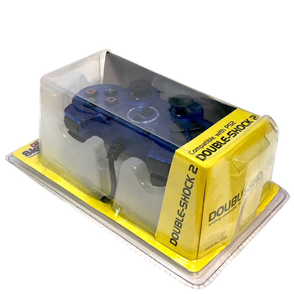 PS2 Controller Clear Blue (Redesign)