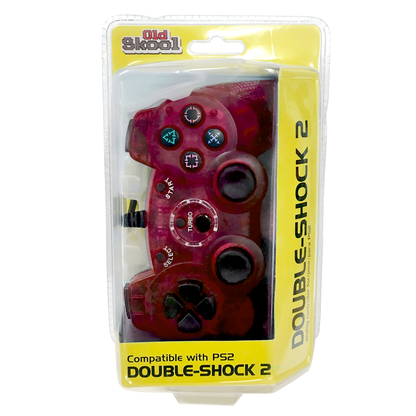 PS2 Controller Clear Red (Redesign)
