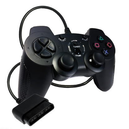 PS2 Controller Solid Black (Redesign)